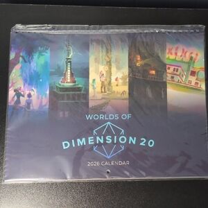 Worlds of Dimension 20 2026 Calendar Sealed Dropout